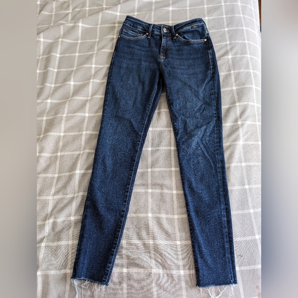 Mavi Designer Alissa Cropped High Rise Skinny Jeans - Picture 2 of 6